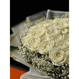 41 BEYAZ GÜL BUKETİ